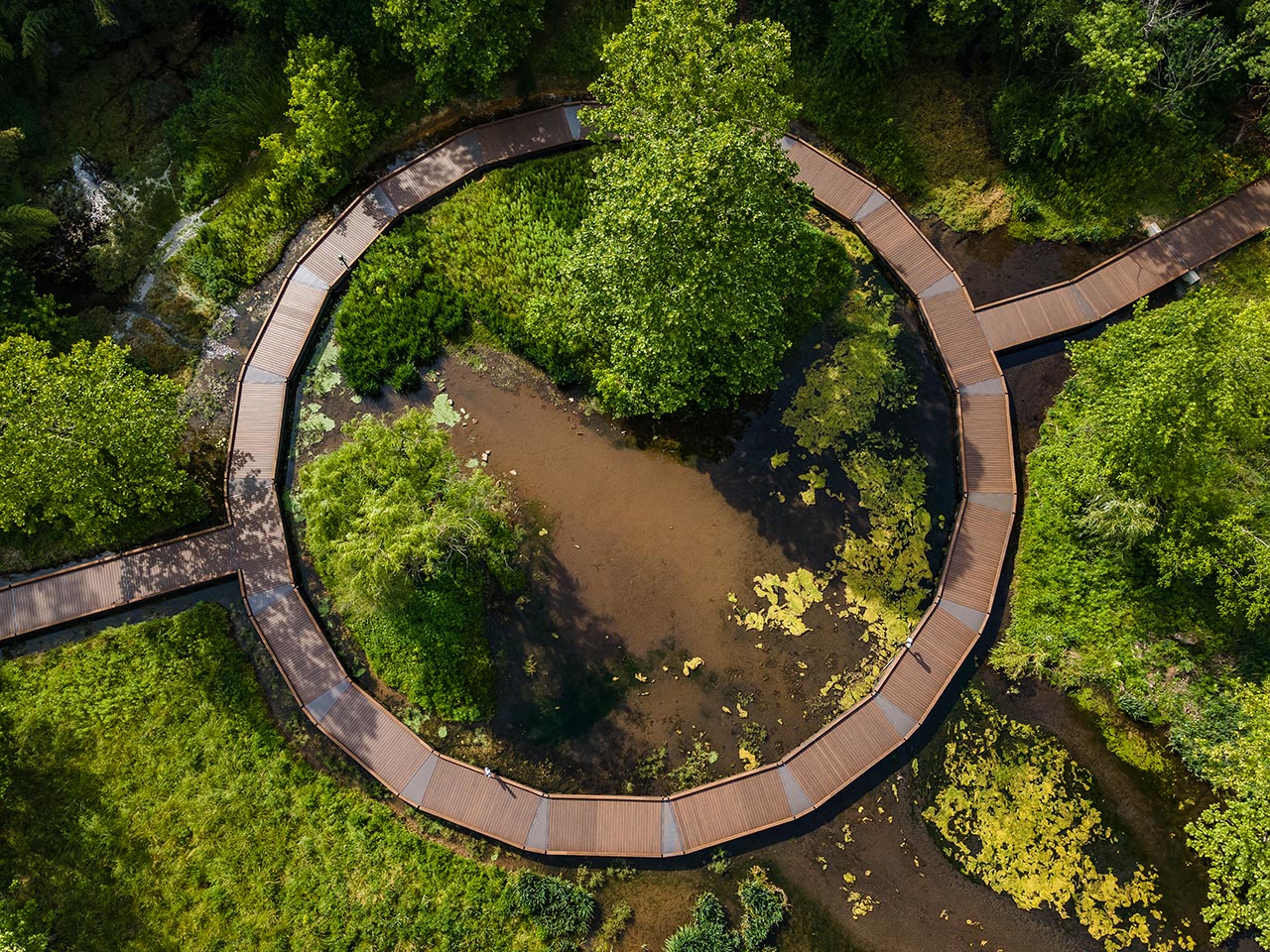 Marchez de cette manière Le plancher(s) composite Trex durable est un